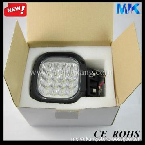 48w square led overall lights on trucks cree chip
